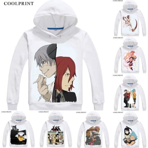 SOUL EATER Hoodies Multi-style Hooded Hoodie Soru Ita DWMA Shibusen Maka Albarn Soul Eater Black Star Cosplay Sweatshirts