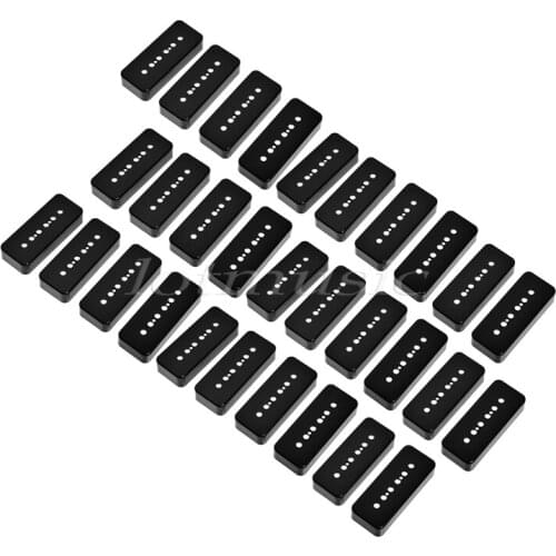 15Sets P90 Soapbar Pickup Cover 50mm Spacing Black Model For Electric Guitar Replacement