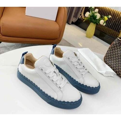 2021 White Sneakers Women Leather Women Shoes Lace Up Buty Damskie Chaussures Femme Luxury Ladies Shoes Casual Zapatos De Mujer