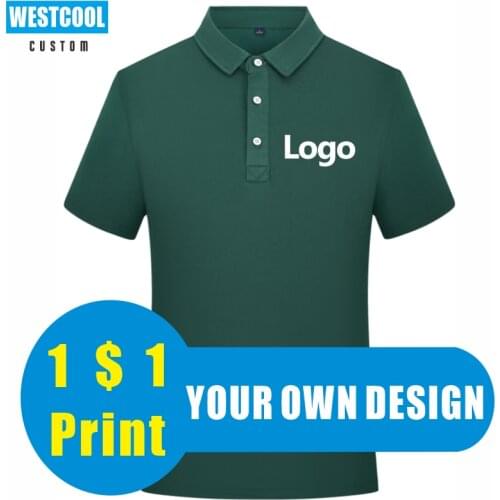 8 Pure Color Polo Shirt Custom Logo Embroidery Printing Design Company Brand Summer Men And Women Tops WESTCOOL 2021