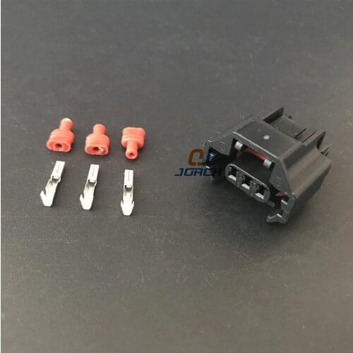 Free shipping 5 sets 3pin auto waterproof connecto Nissan air conditioning pressure switch harness plug connectors 7223-6536-30