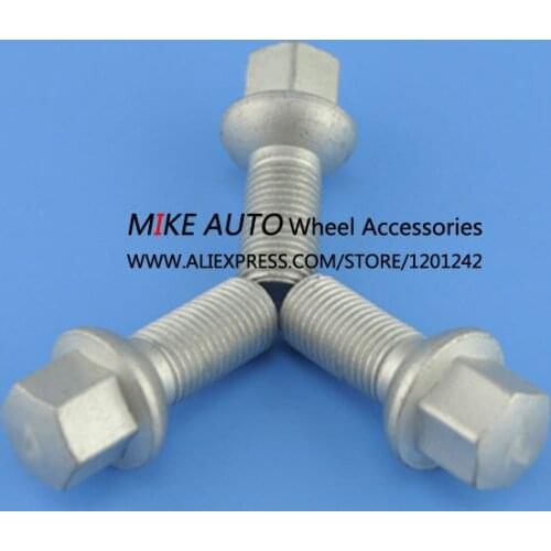 4 Pcs M14x1.5 Wheel Lug Bolt for Mercedes ML320 ML55 E320 E500 E55 SL550 ML450 C350 000990 4907