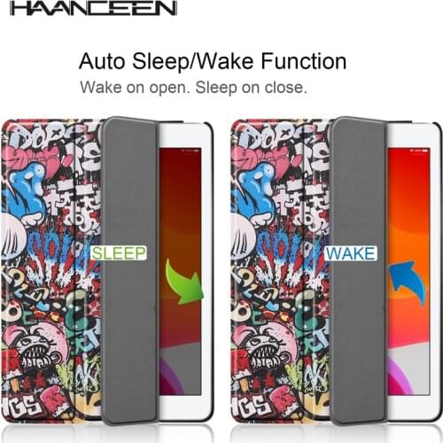 Trifold Smart Case for iPad 10.2 inch 2019 7th Gen , Auto Sleep/Wake Lightweight Stand Case for iPad 10.2 -inch