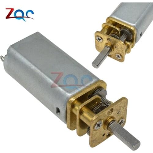 GA13-050 12V 100RPM Mini Micro Metal Gear DC Motor with Gearwheel Deceleration Motor Low Speed for Fan Car Hobby Toy RC Car