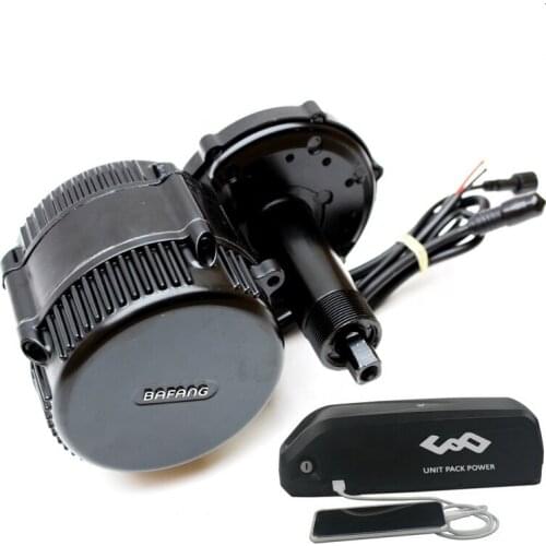 48V 750W BBS02 Bafang/8Fun mid drive electric motor kit with 48V 13Ah Li-ion down tube ebike battery
