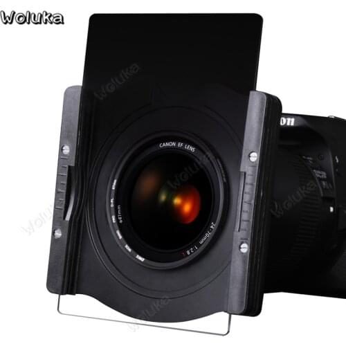 Photo Camera Dimming Gradient gray 100*150mm ND4 0.6 Square HD optical glass Lens filter 2 level mirror Square piece CD50 T10