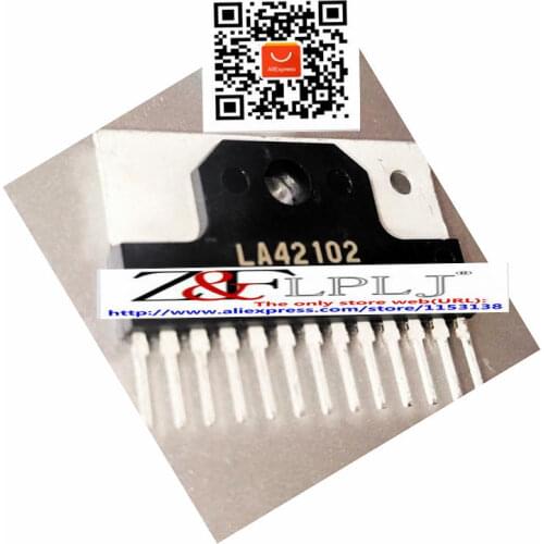 LA42102 LA 42102 Monolithic Linear IC Audio Output for TV application 10W* 2ch Power Amplifier NEW ORIGINAL 20PCS/LOT