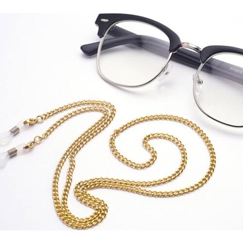 Stainless Steel Glasses Strap Fashion Sunglasses Chain Mask Lanyard Casual Spectacle Rope
