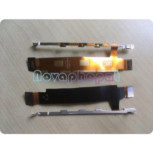 Novaphopat For Sony T3 D5102 D5103 D5106 C6806 Volume Button Power Switch On Off Side Key LCD Connect Mainbord Flex Cable +track