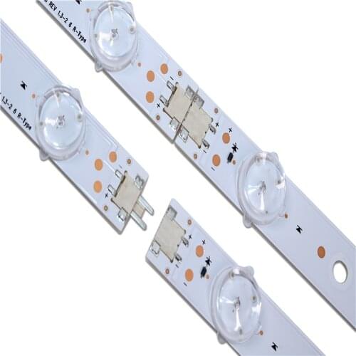 NEW 2pieces/set LED Backlight Strips for LG 50" V18 Admiral REV1.3-2 6 R/ L-type 6916l-3135A /3136A