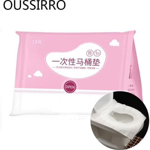 2020 New Arrival Real Hotaan Portable Disposable Toilet Seat Cover Healthy Mats For Pregnant Women Pad Paper Travel Essential
