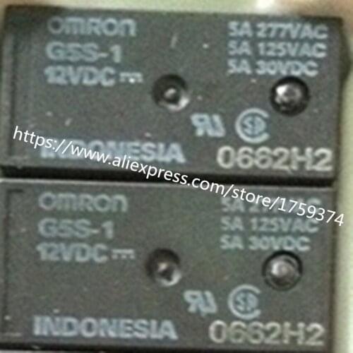 Wholesale 100pcs/lot G5S-1-DC12V 5A 4feet relay
