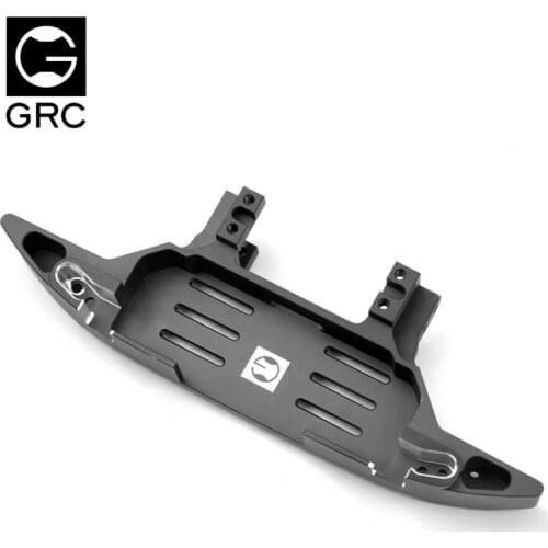 Aluminium Alloy GRC Metal Front Bumper Base Suitable For Desert TRX6 TRX4 G G63 Steering Gear Front Built-in Winch Front Bumper