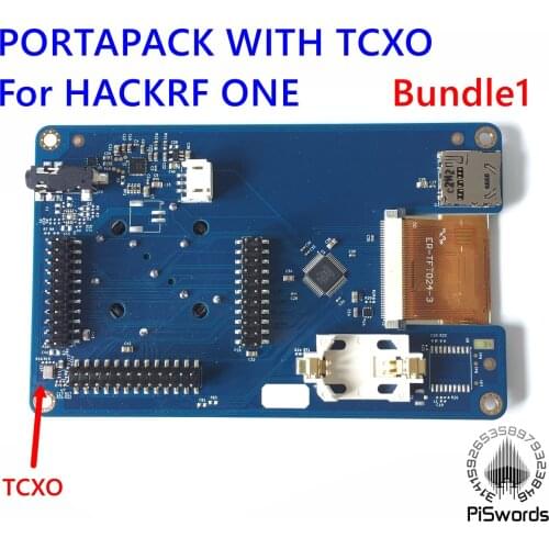 Portapack With TCXO for Hackrf One Mayhem firmware. 0.05ppm Tcxo And Upconverter FM Filter