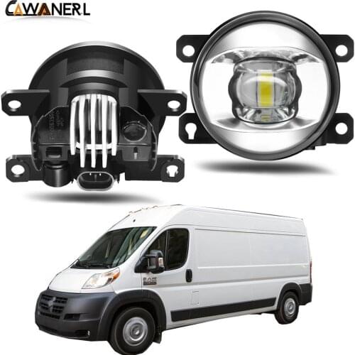 Fog Light Assembly For Dodge Promaster 1500 2500 3500 Car Right + Left LED Lens Fog Lamp Daytime Running Light 30W 8000LM 12V