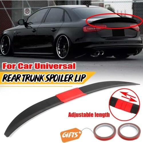 ABS Adjustable Universal Car Rear Trunk Spoiler Lip Spoiler Wing For Infiniti Q50 Q60 Q70 G25 G37 For LEXUS IS200T IS250 IS350