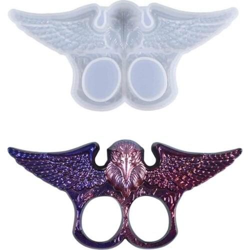 Eagle Shape Knuckles Silicone Mold Pendant Desktop Ornament DIY Crafts Making Tool Coaster Cup Mat Casting Molds Home Decor