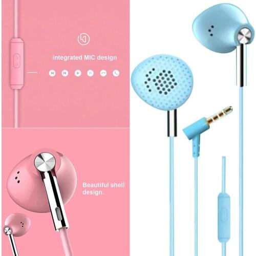 V8 Wired Earphone Electroplating Earbud Universal In-ear Headphone For Android Smartphone