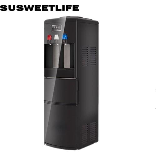 Vertical household ice maker, water dispenser, ice water and boiling water dual purpose, hot and cold drinking water machine