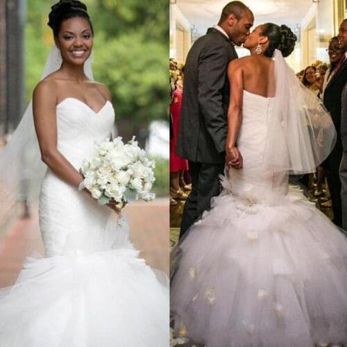 Mermaid Sweetehart Ruffle Dresses Wedding Dress for Every Bride Love Maggie vestidos de novia