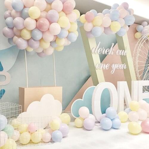 10/20/30pcs 5/12 inch candy Color Macaron Latex Air balloons Wedding Birthday Festival Party Decoration Inflatable Helium baloon