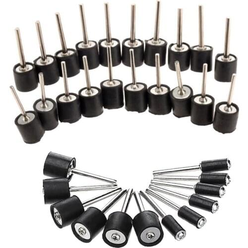 10Pcs Dremel Accessories Drum Rubber Mandrel 2.35mm 3.17mm Shank Rod for Sander Sanding Grinding Polishing for Rotary Tool