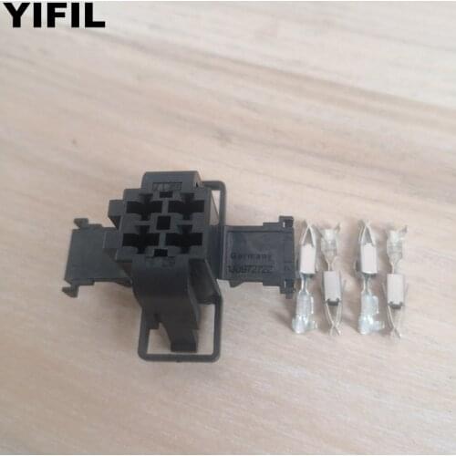 2/5/10/20/50/100/lot 4 Pin/Way Female Taillight Plug Connector For VW Audi Q5 Q3 1J0 972 722 1J0972722