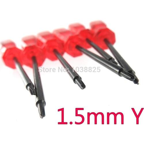 5pcs 1.5mm Y Phillips Tri Wing Screwdriver Tri-point for Nintendo Wii DS Lite DS Opening Tool for NS Switch Joy-Con PSP GBA