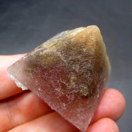 65g Pink Octahedral Fluorite w/ Quartz - crystals and stones healing Mineral specimen Home Decor feng shui decoration