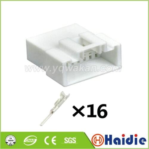 Free shipping 2sets 16pin male plug of 7123-7169 auto wiring harness plug cable electric unsealed plug connector