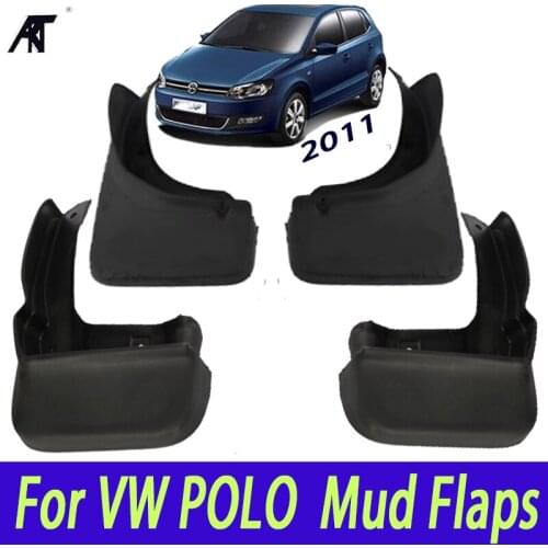Mudguards 1set Car Mud Guards Splash Guards Mud Flaps For VW POLO 2011 Mud Flaps