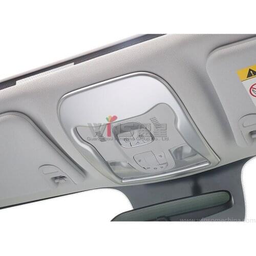 For Jeep Renegade 2016 Interior Moulding Reader lamp Cover Trim Chrome Decorative Trim 3D Sticker Car Styling Accessories