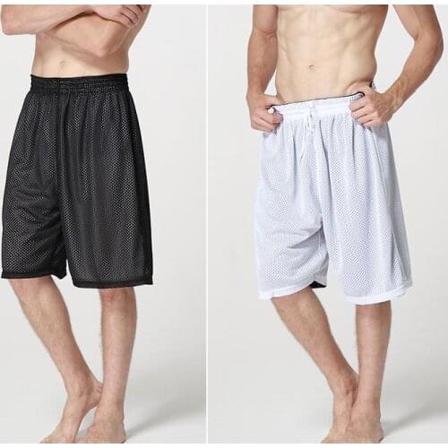 HOT 2021 Outdoor Sport Active Double-sided Training Running Baskaetball Shorts Men Jogging Beach Loose Drawstring Shorts XS-XXL