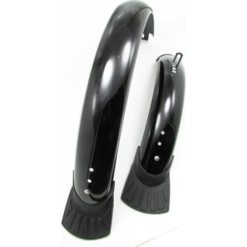 16 20 26 inch MTB Road Bicycle Mudguard Front Rear Fenders Chrome plastic Mountain Bike Fenders Set Mudguards Bike Accessories