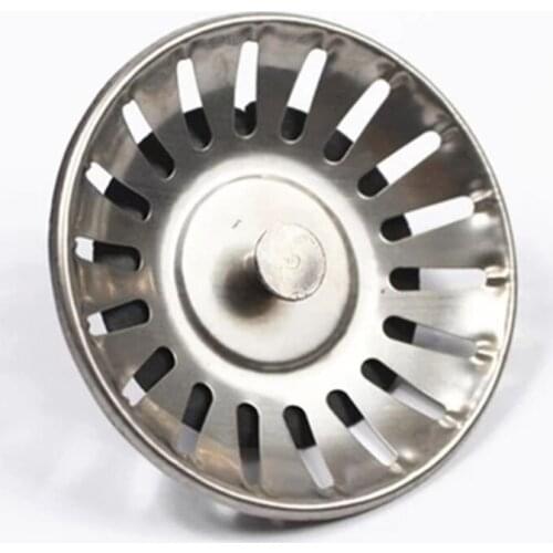 Kitchen Sink Bath Shower Bathroom Plug Food & Hair Strainer Drainer Block Cover