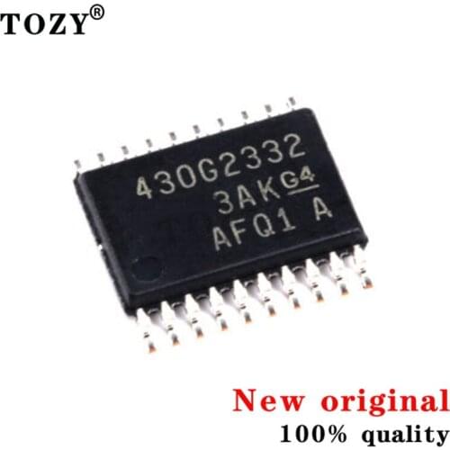 10pcs / lot new original Chip msp430g2332ipw20r tssop-20 4K flash 16 bit microcontroller