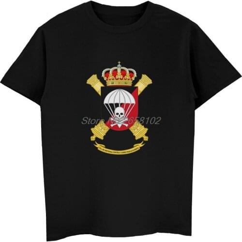 Fashion Hot Sale Spain Army Military Logo, Spanish Air Force T Shirt Cool Hip Hop Tops Tees Shirt Casual Harajuku Streetwear