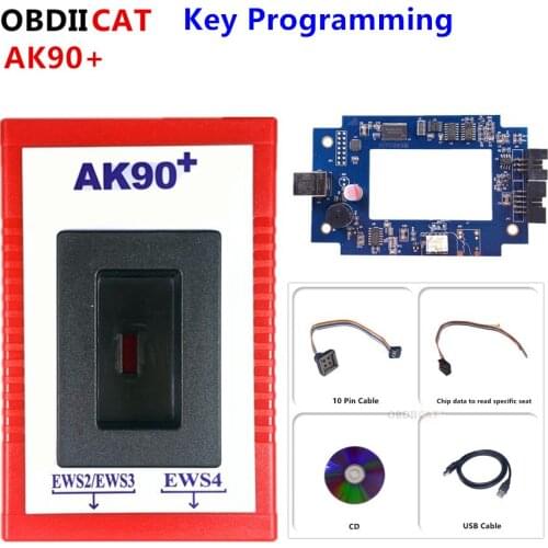 Newest for B-MW C-AS/E-WS from 1995-2009 AK90 + Key Programming Toolt AK90 plus V3.19 AK90+ OBD2 Car Key Programmer