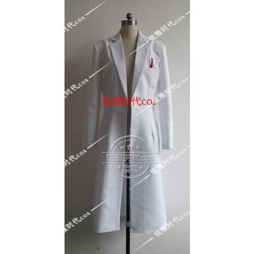New Anime Steins Gate Okabe Rintarou Cosplay Costume Coat Long Jacket