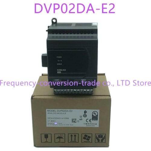 Original PLC 2 Points 14-bit Resolution Analog I/O Module DVP02DA-S DVP02DA-E2