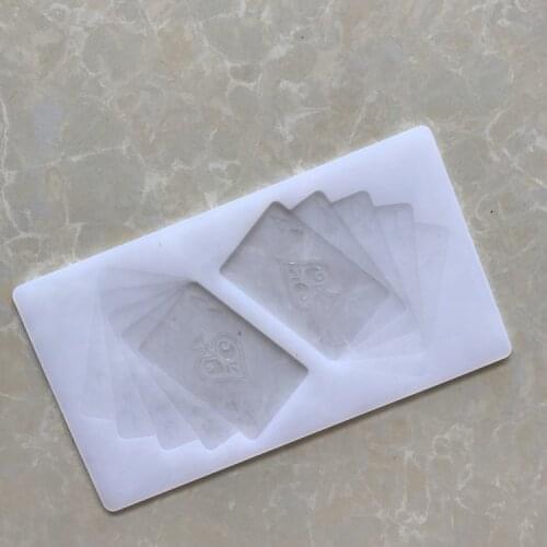 Poker silicone Insert mold chocolate mold cake mold decorations lace flip sugar mold