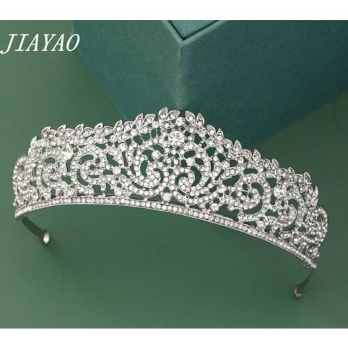 Rhinestone Crown and Tiara Head Jewelry Women Accessories Wedding Hair Jewelry Headpiece Gril Birthday Crown Ornament