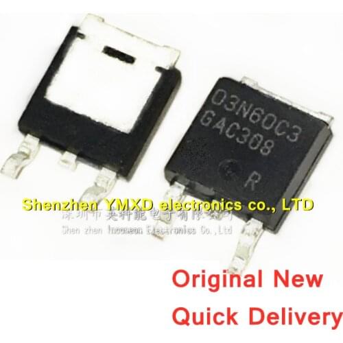10Pcs/Lot New SPD03N60C3 03N60C3 TO-252 MOSFET Field Effect Transistor n-channel 650V 3.2A
