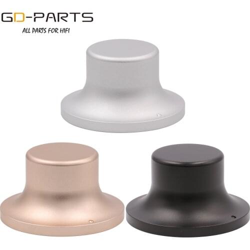 48x26mm Gold Black Silver Solid Full Aluminum Volume Control Knob For Hifi Audio DAC Speaker DVD Turntable Tube AMP CD 1PC