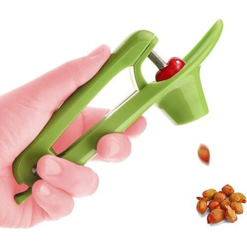 High Quality new 7.8inch Cherry Fruit Kitchen Pitter Remover Olive Core Corer Remove Pit Tool Seed Gadget Stoner fashion