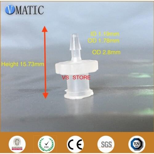 High Quality Pack Of 10 X 1/16 Inch Barb Female Luer Lock Tapered Syringe Fitting (Polyprop) Luer Lock Tapered Connector