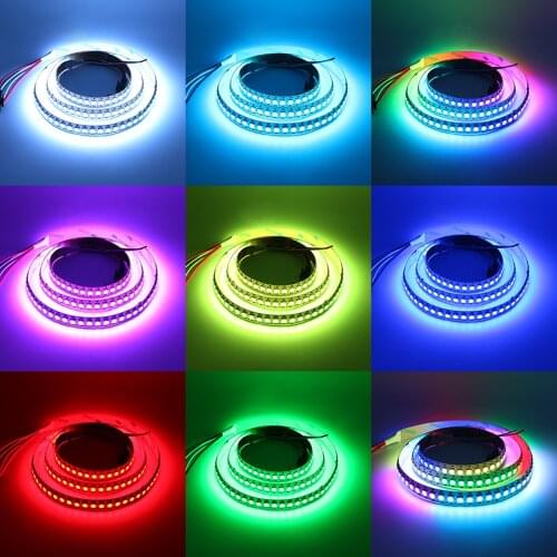 W2812B DC 5V RGB LED Pixel Strip Light 2812 IC 144LEDs Dream Color LED Strip Light 1M