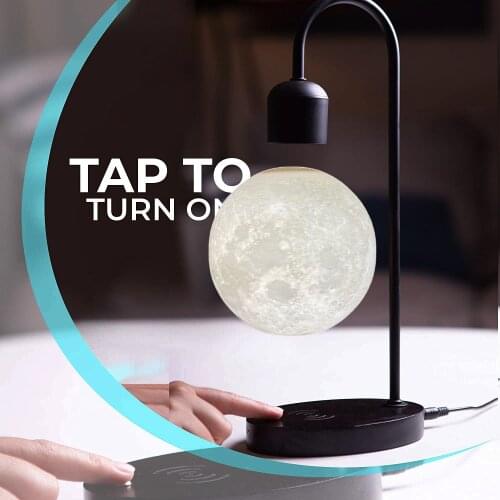 Patented Flying Night Light led ball magnetic Desk table levit float 3D levitanting levitation floating moon lamp