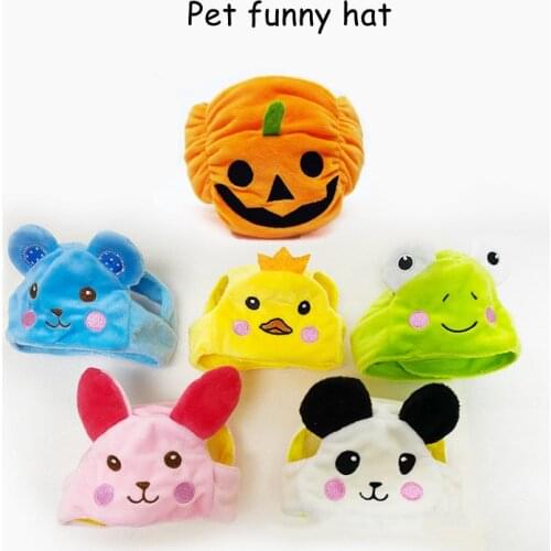Pet Hat Halloween Funny Pumpkin Hat Ins Cute Pet Animal Costume Headgear Dog Cat Personality Cute Hats Dog Supplies