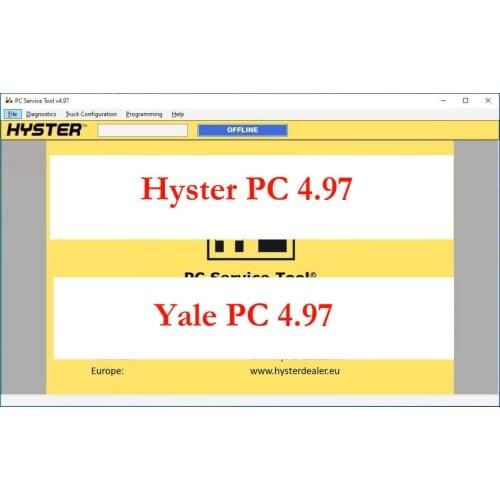 2021 hyster Yale PC Service Tool v 4.97 v4.97 diagnostic and programming program+ license unlocked install on many pcs